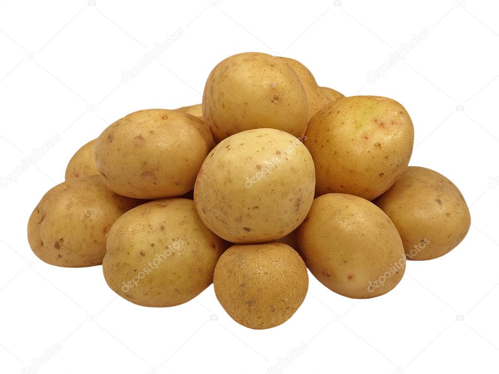 Heap of potatoes.