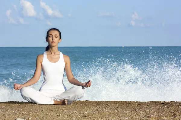 Meditazione yoga — Foto Stock