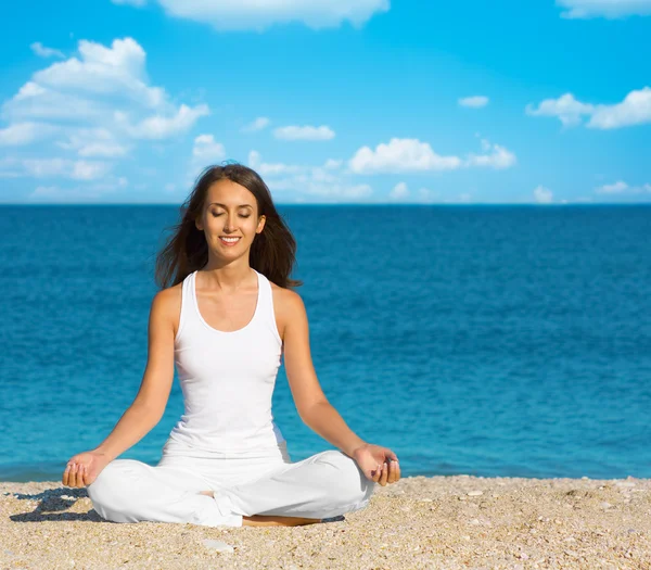 Yoga meditatie — Stockfoto