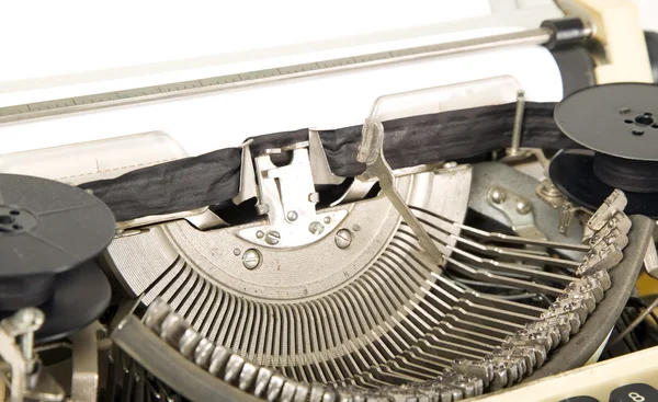 Mekanismen av typ skriva maskin — Stockfoto