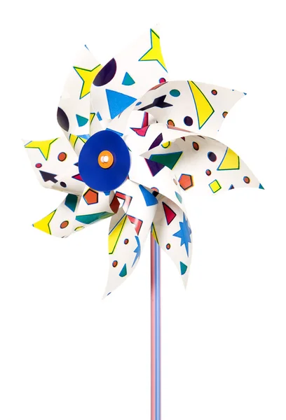 Moinho de vento plástico colorido — Fotografia de Stock