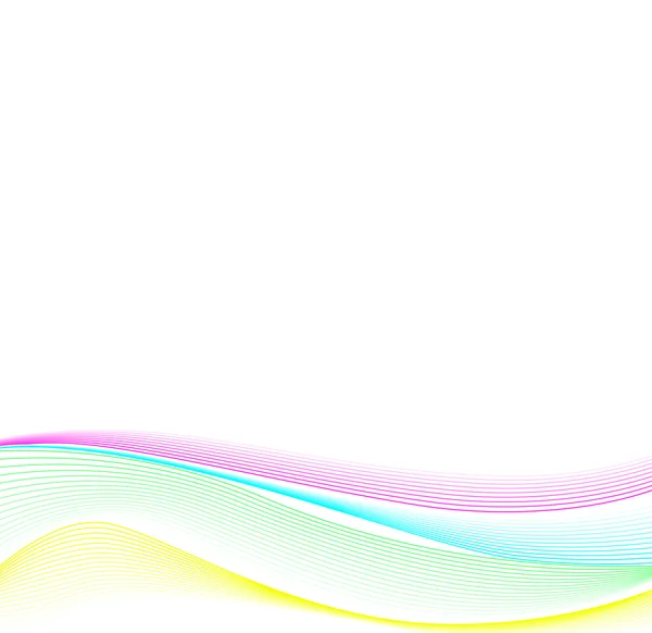 Frame van kleurrijke abstracte lijnen — Stockfoto