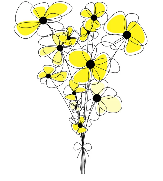 Belo buquê de flores com flores incríveis — Fotografia de Stock