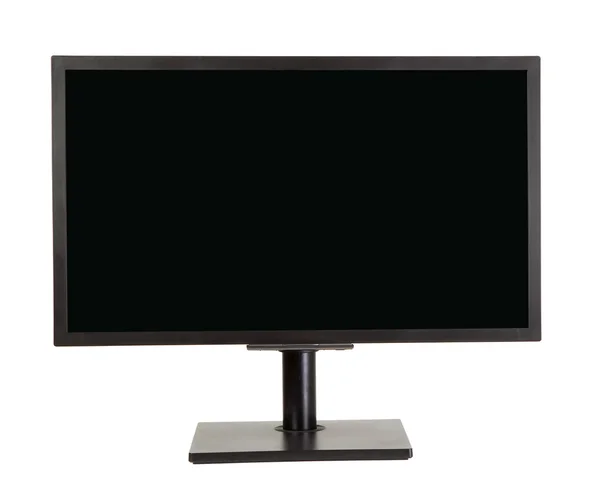 Οθόνη LCD με χώρο κενό, στο μαύρο — Φωτογραφία Αρχείου