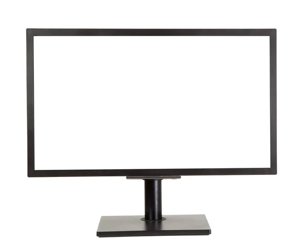 LCD display with blank, white space — Stock Photo, Image