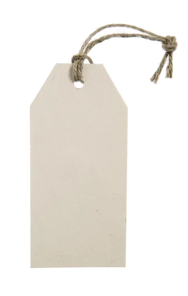 Quadro feito de etiqueta de papel com corda — Fotografia de Stock