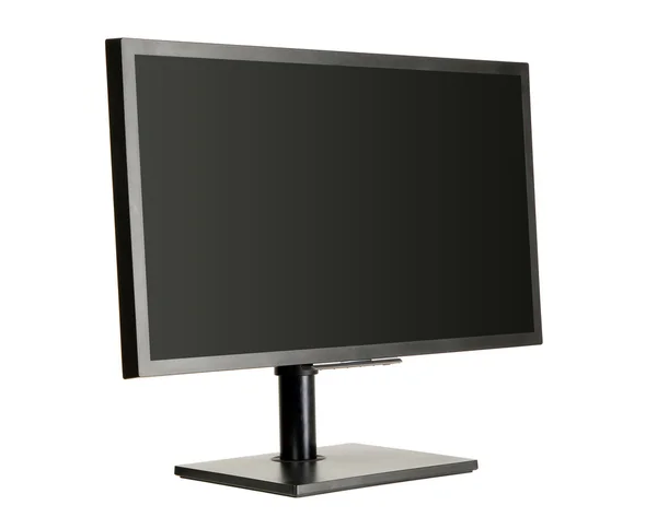 Οθόνη LCD με χώρο κενό, στο μαύρο — Φωτογραφία Αρχείου
