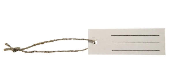 Рамка из бумажной этикетки со шнуром — стоковое фото