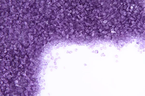 Lavendel spa zout achtergrond — Stockfoto