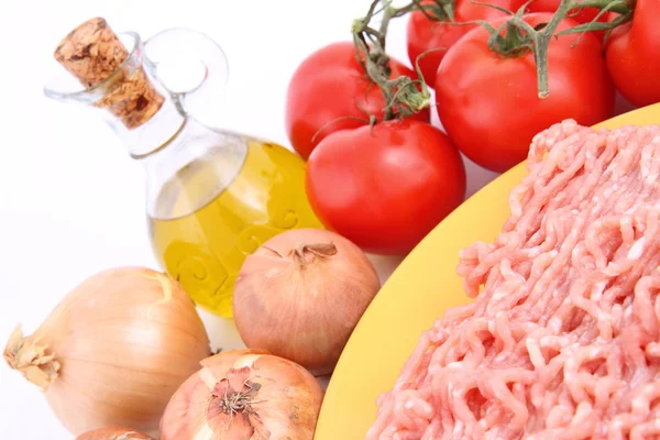 Ingredientes de salsa boloñesa — Foto de Stock