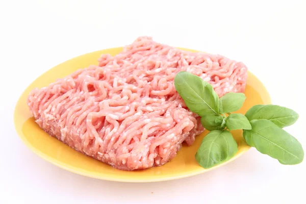 Obehandlat malet kött — Stockfoto