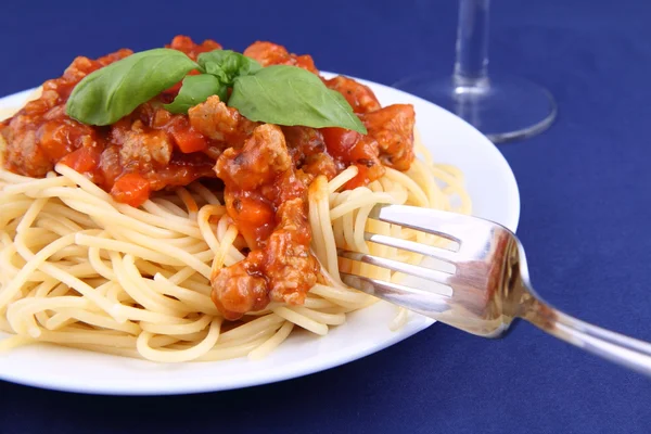 Boloňské špagety — Stock fotografie
