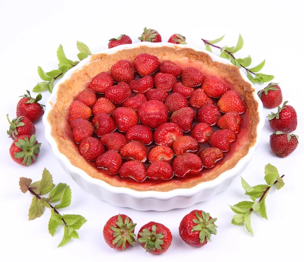 Tarte aux fraises — Photo