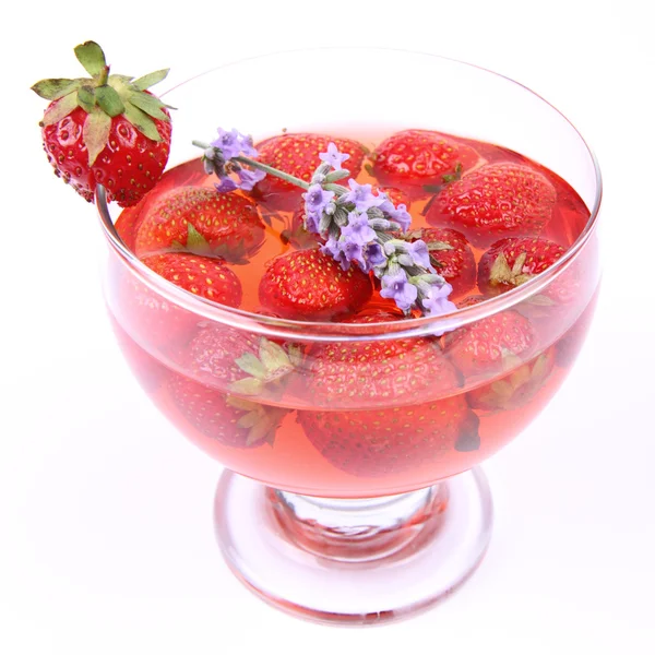 草莓果冻 — 图库照片