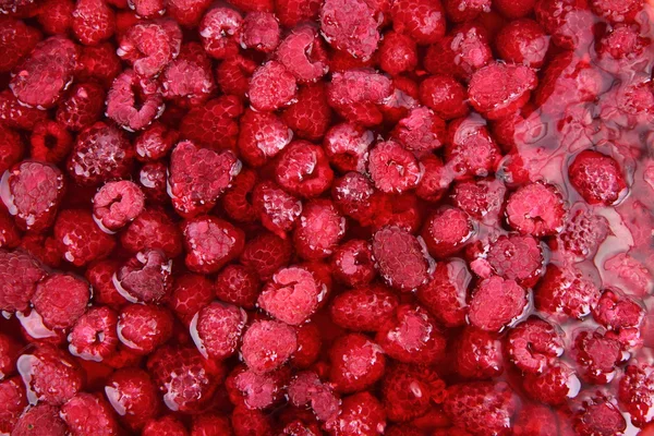 stock image Raspberries in jelly