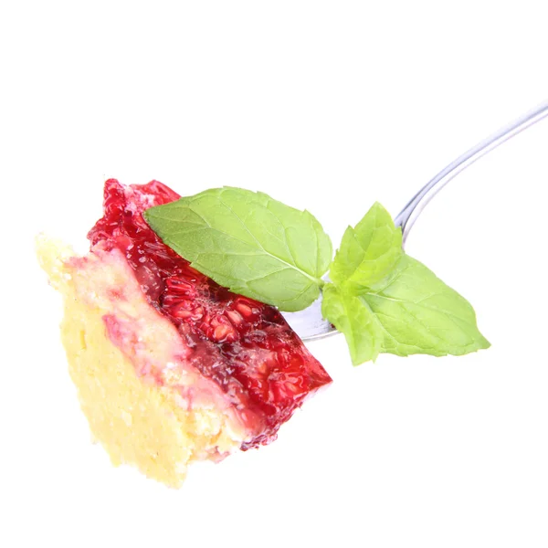 Malinový koláč — Stock fotografie