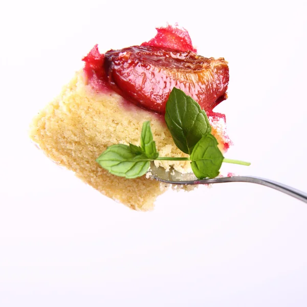 Torta de ameixa — Fotografia de Stock