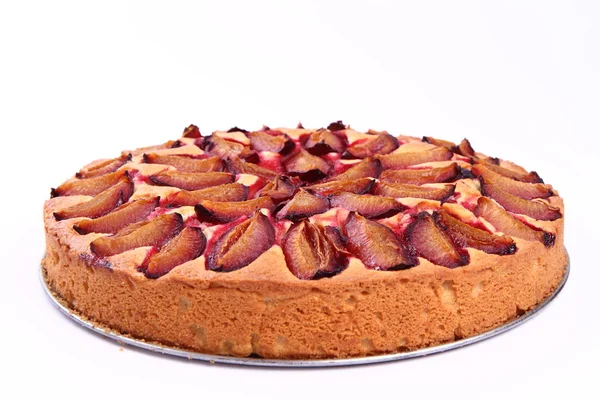 Švestkový koláč — Stockfoto