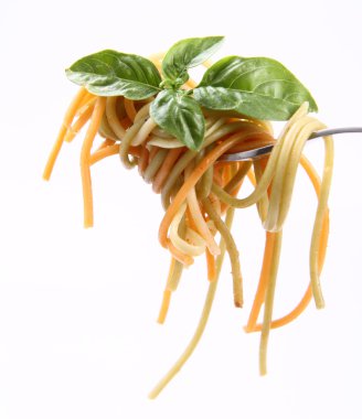 Çatallı spagetti.