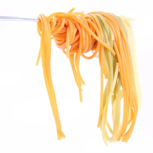 Çatallı spagetti. — Stok fotoğraf