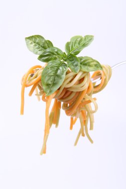 Çatallı spagetti.