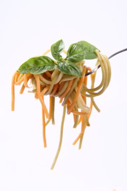 Çatallı spagetti.