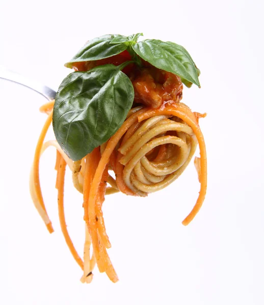 Spagetti bolognai egy villán — Stock Fotó