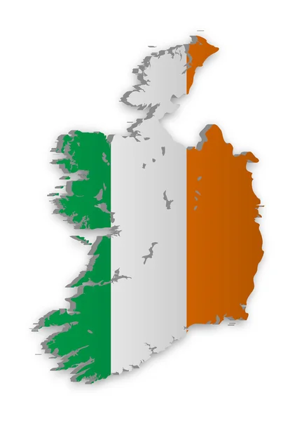 Irlande Carte _ 2 — Image vectorielle