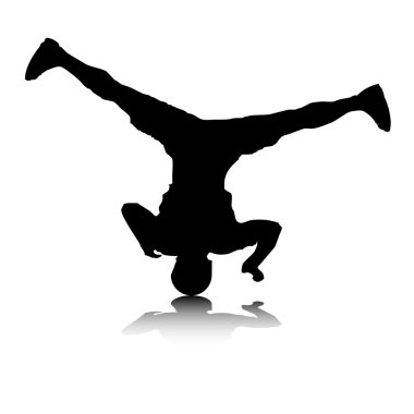 Breakdancer 3 clipart