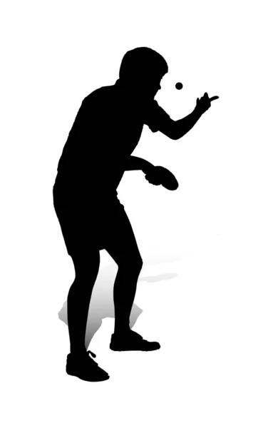 Joueur de tennis de table 2 — Image vectorielle