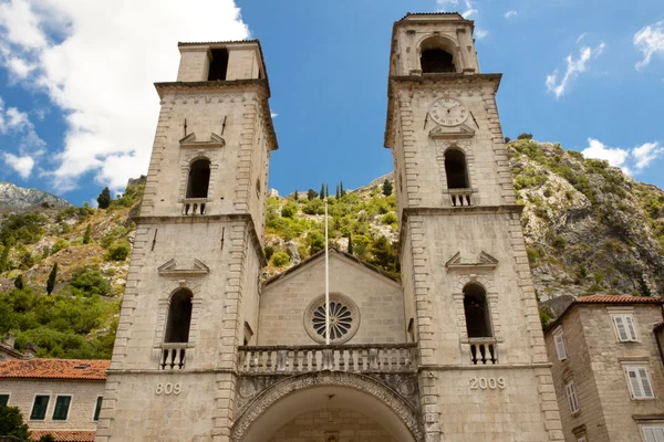 Catedral de St Tryphon - Kotor, Montenegro . — Fotografia de Stock