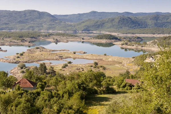 Visa på slano lake - montenegro — Stockfoto