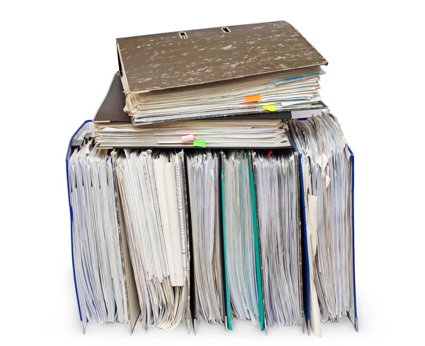 Foldery z dokumentów — Zdjęcie stockowe