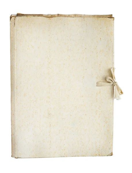 Старая папка для бумаг — стоковое фото