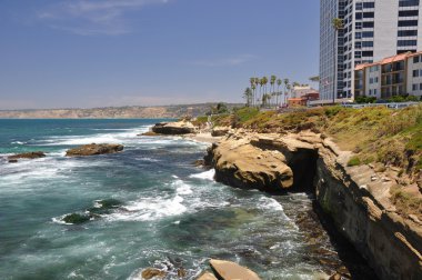 La Jolla waterfront clipart