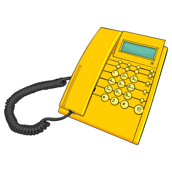 Telefone isolado — Vetor de Stock