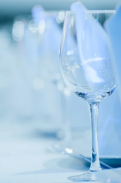 stock image Wineglasses in a row