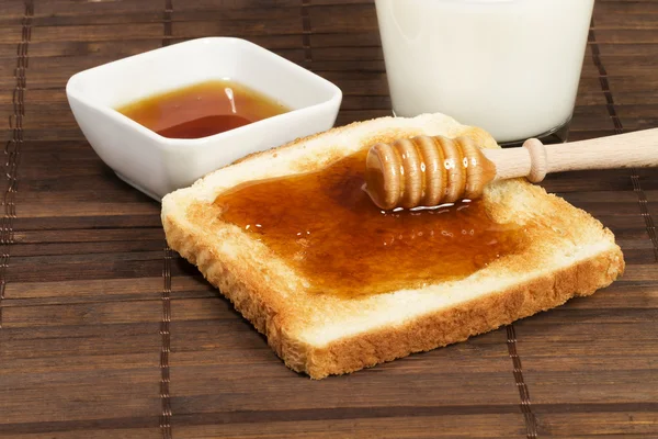 Honey breakfast — Stock Photo, Image
