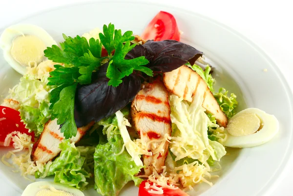 Caesar salad with chicken — Stock Photo, Image
