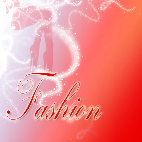 Täcka en illustration för fashionabla magazine en mode — Stockfoto