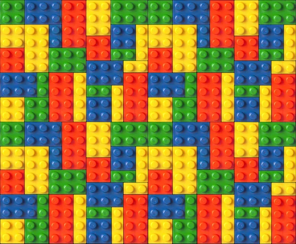 Kleur Lego achtergrond — Stockfoto