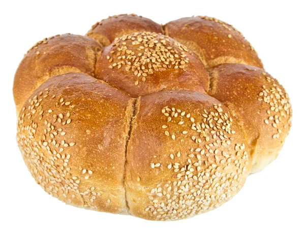 Bröd isolerad på vit bakgrund — Stockfoto