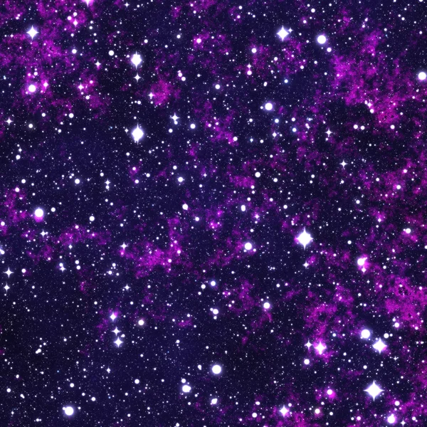 Bezešvé starfield s zářící hvězdy v noci — Stock fotografie