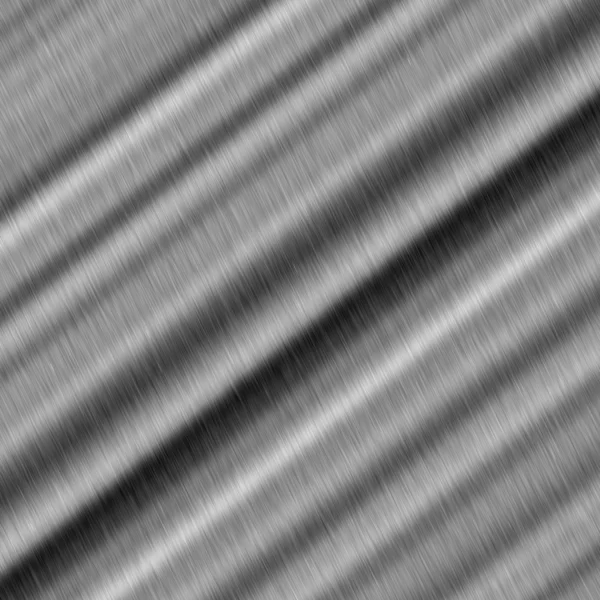 Brushed silver metallic background — Stock Photo, Image