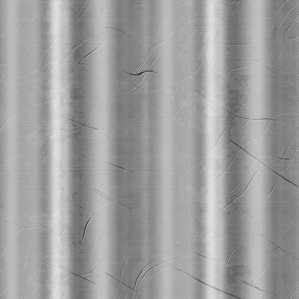 Scratched prata fundo metálico — Fotografia de Stock