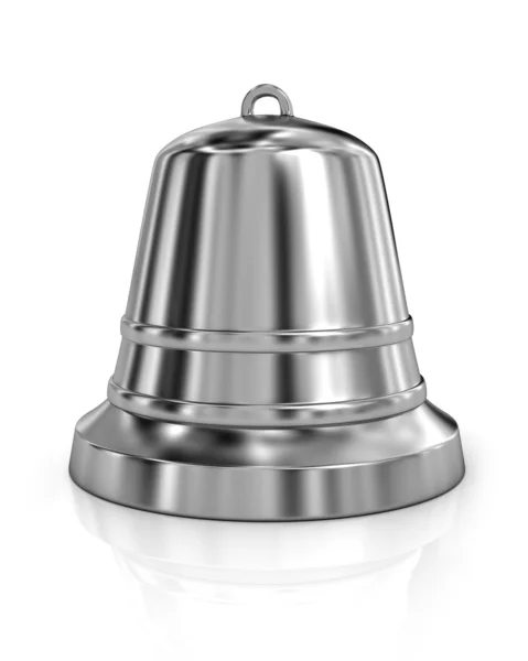 Shiny metal bell — Stock Photo, Image