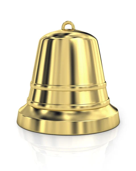 Shiny golden bell — Stock Photo, Image