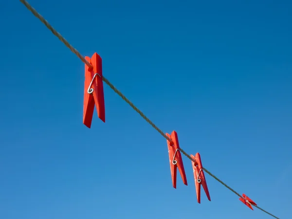 stock image Clothespins