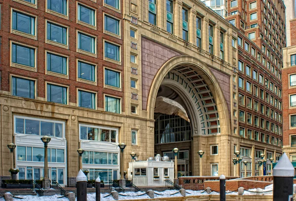 stock image Inside historic rowes wharf in boston massachusetts