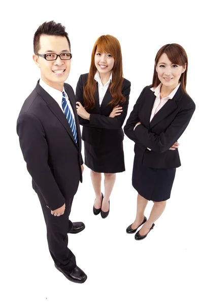 Unga asiatiska företag team — Stockfoto